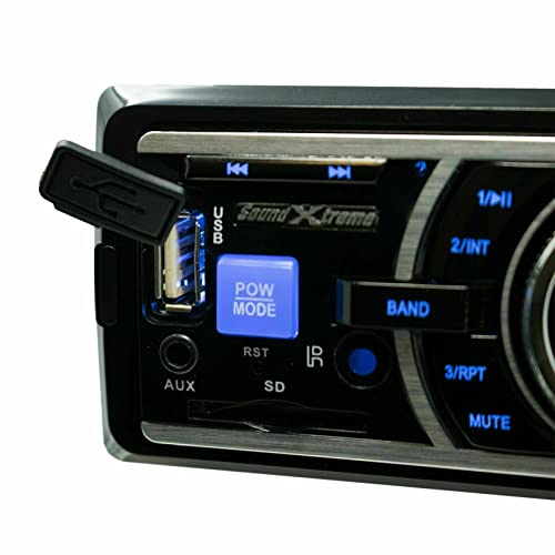SoundXtreme ST-912 200W 1Din Digital Media Stereo Receiver with Bluetooth/USB/FM / MP3 with Detachable Face with 2X Pioneer 6x9 400W (Pair) + 2X Pioneer 6.5 SoundXtreme ST-912 200W 1Din Digital Media Stereo Receiver with Bluetooth/USB/FM / MP3 with Detachable Face with 2X Pioneer 6x9 400W (Pair) + 2X Pioneer 6.5